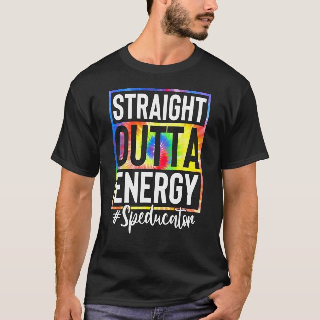 T-shirt Enseignant De L'Éducation Spéciale Droit Dehors De (Devant)