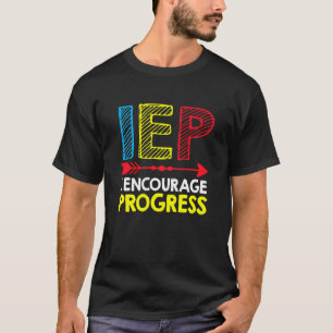 T-shirt Enseignant De L'Éducation Spéciale Spirale Iep I E