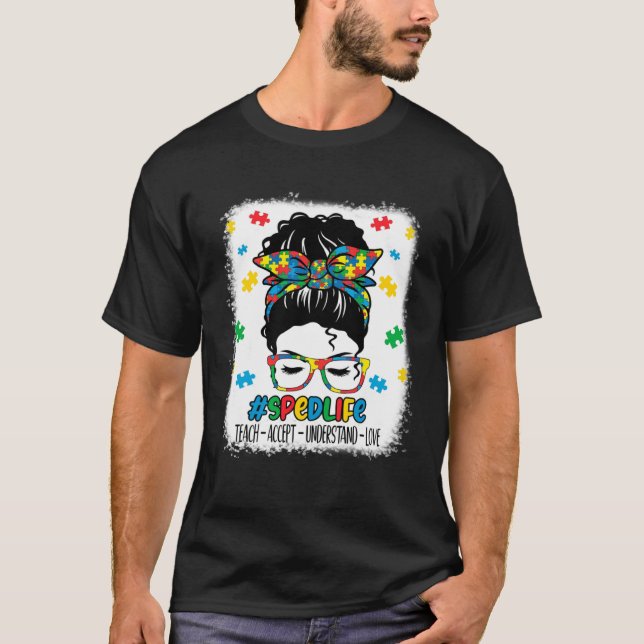 T-shirt Enseignant de l'éducation spéciale Vie de l'enseig (Devant)