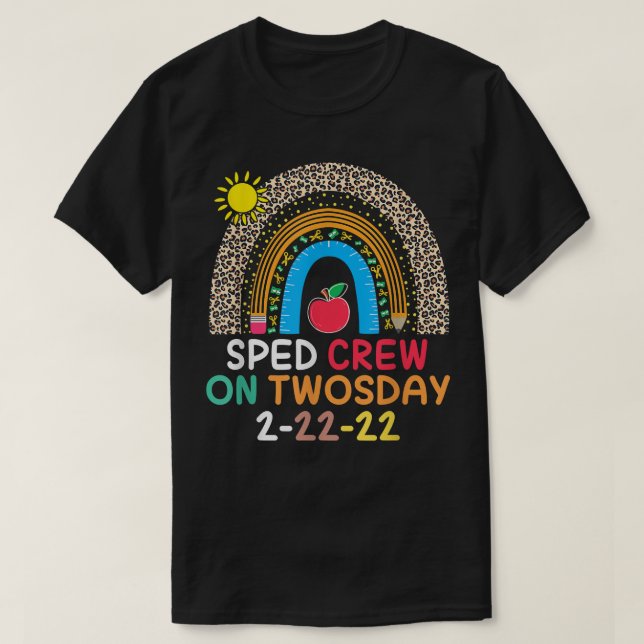 T-shirt Enseignant de l'enseignement spécial Equipe SPEW R (Design devant)