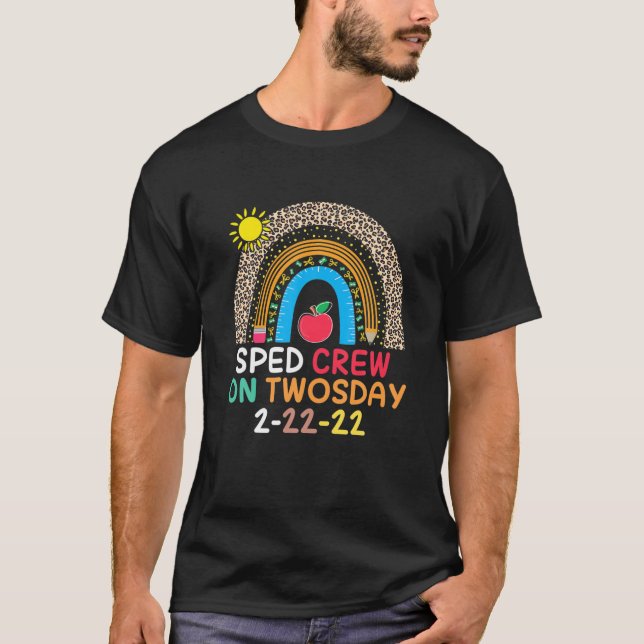 T-shirt Enseignant de l'enseignement spécial Equipe SPEW R (Devant)