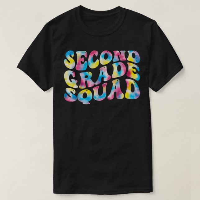 T-shirt Enseignant de l'équipe de 2e année Retour à l'écol (Design devant)