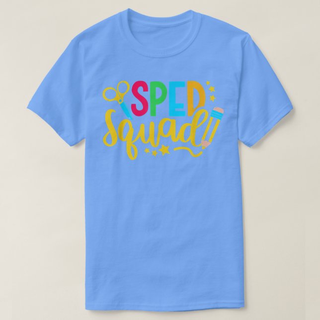 T-shirt Enseignant de l'équipe de l'éducation spéciale Cut (Design devant)