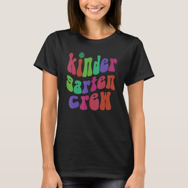 T-shirt Enseignant de l'équipe de maternelle tendance Hell (Devant)