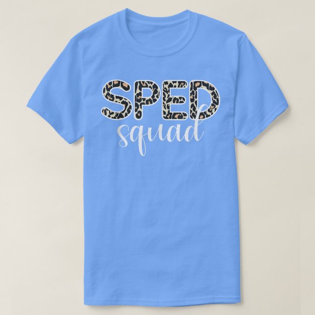 T-shirt Enseignant de l'équipe d'éducation spéciale Cute E (Design devant)