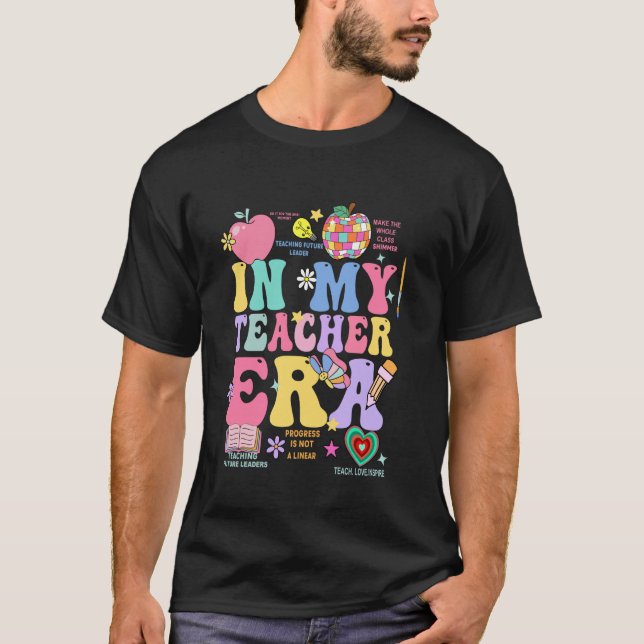 T-shirt Enseignant de maternelle - École élémentaire - Dan (Devant)