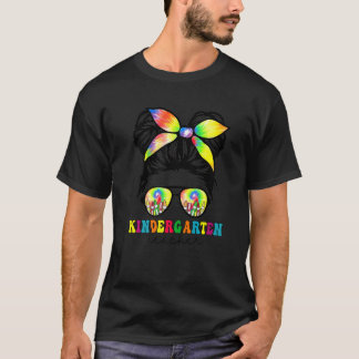 T-shirt Enseignant de maternelle Nœud désordonné Groovy Pr
