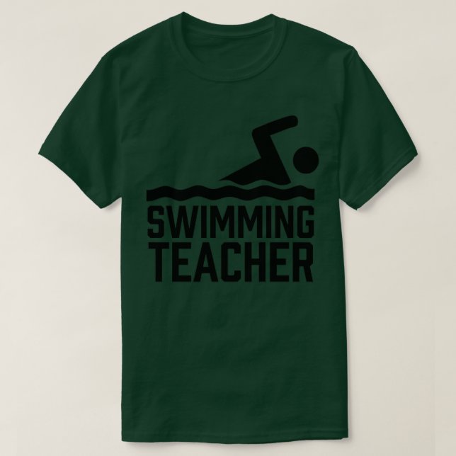 T-shirt Enseignant de natation Enseignant de natation Entr (Design devant)