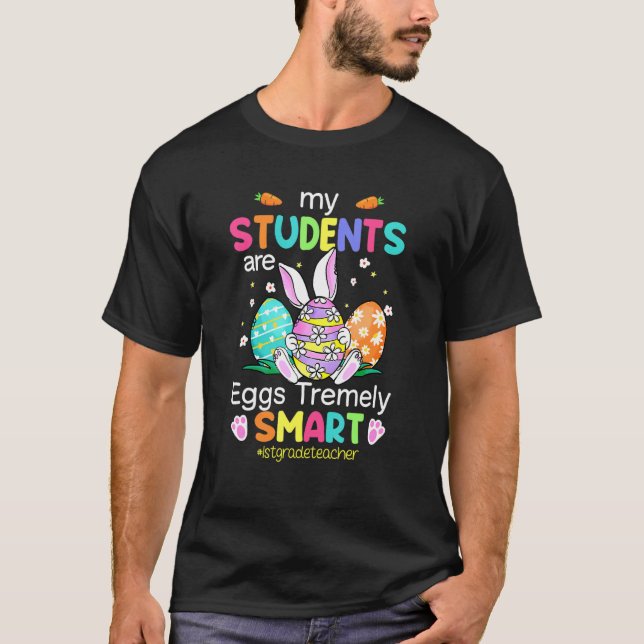 T-shirt Enseignant De Niveau Mes Étudiants Sont Des Oeufs  (Devant)