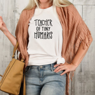 T-shirt Enseignant de Petits Humains Éducateurs de la Peti