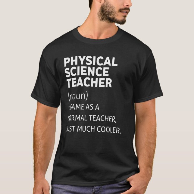 T-shirt Enseignant de physique amusant (Devant)