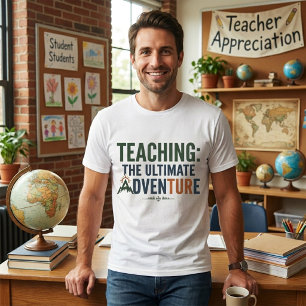 T-shirt Enseignant de plein air, aventure ultime