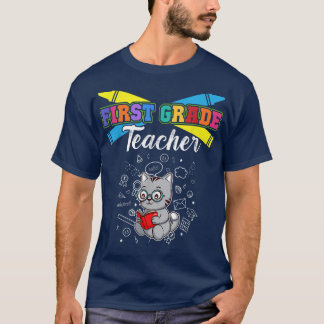 T-shirt Enseignant de première année Enseignant de l'école