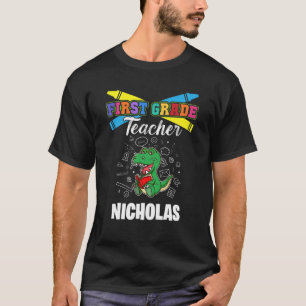 T-shirt Enseignant de première année - Nicholas - Personne