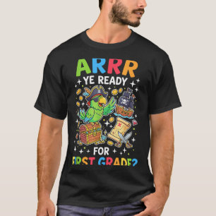 T-shirt Enseignant de première année retour à l'école pira