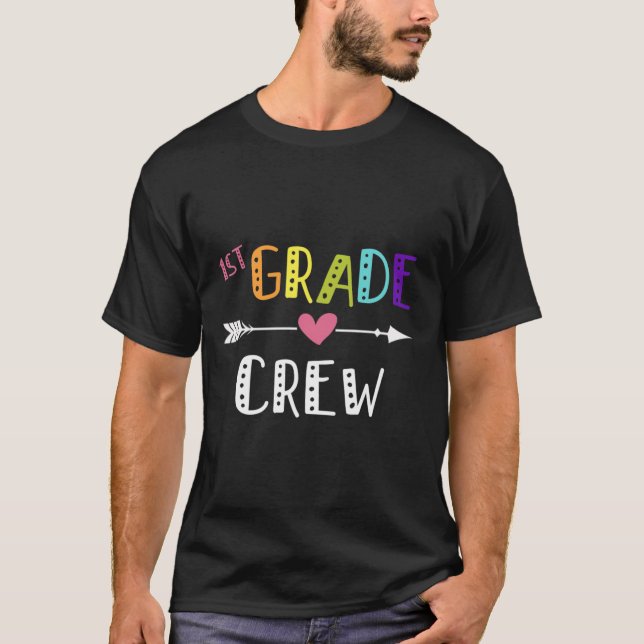 T-shirt Enseignant de première journée École 1ère année (Devant)