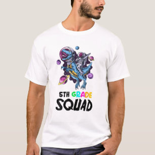 T-shirt Enseignant De Rex D'Astronome De 5E Année SQUAD Dr
