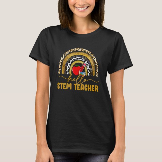 T-shirt Enseignant de tige Steminist Science Technologie I (Devant)