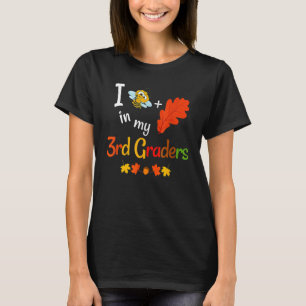 T-shirt Enseignant de troisième année automne automne 3e a