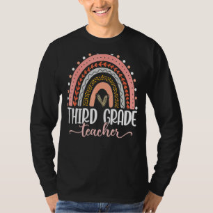 T-shirt Enseignant de troisième année Enseigner l'amour In