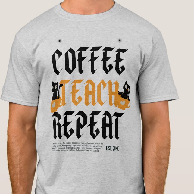 T-shirt Enseignant d'école maternelle élémentaire Professe (Créateur téléchargé)