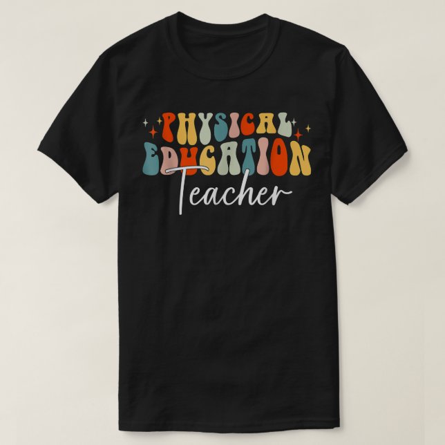 T-shirt Enseignant d'éducation physique Vibes d'automne Co (Design devant)