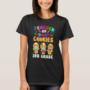 T-shirt Enseignant Des Cookies Intelligents Ginge De Noël 