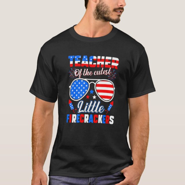 T-shirt Enseignant Des Petits Pétards Cutest 4e De (Devant)