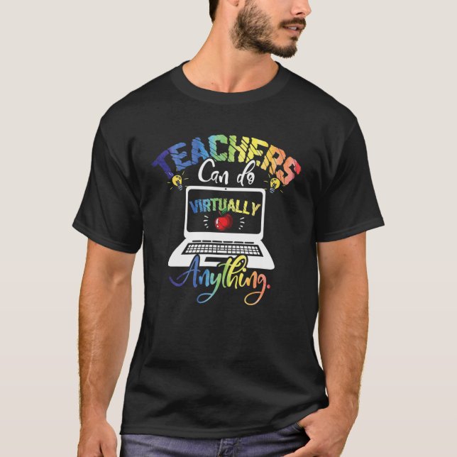 T-shirt Enseignant Drôle Les Enseignants Peuvent Faire Pra (Devant)