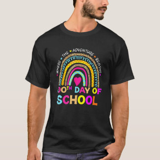 T-shirt Enseignant du 100e jour d'école 100 jours plus in