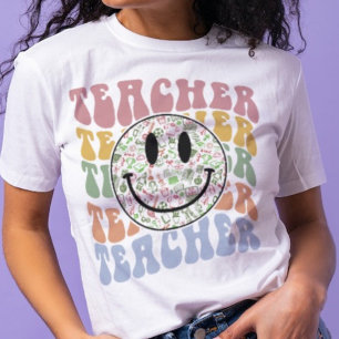 T-shirt Enseignant du visage souriant