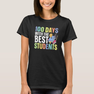 T-shirt Enseignant(e) de l'école primaire pour le 100e jou