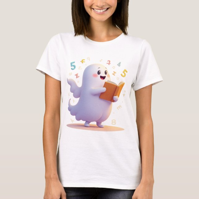 T-shirt Enseignant éffrayant en mathématiques (Devant)