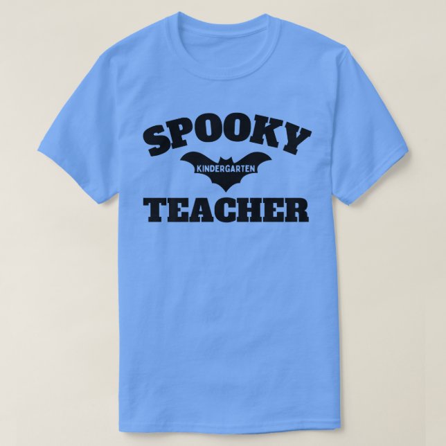 T-shirt Enseignant éffrayant, Maternelle, Enseignant Premi (Design devant)