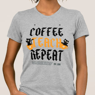 T-shirt Enseignant Élémentaire De L'année Citations D'ense