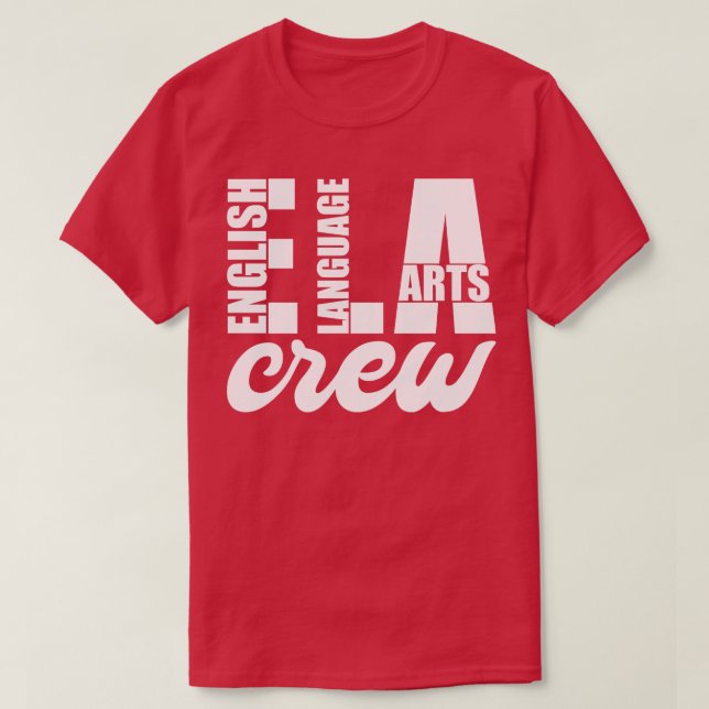 T-shirt Enseignant en anglais ELA (Design devant)