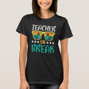 T-shirt Enseignant en congé Vacances d'été Plage Vacances