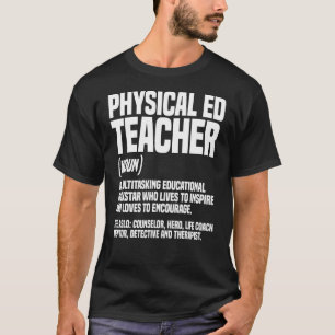 T-shirt Enseignant en éducation physique Noun Instructeur 