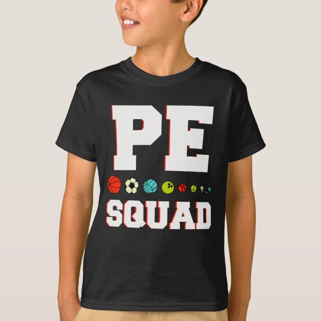 T-shirt Enseignant en éducation physique Sports PE (Devant)