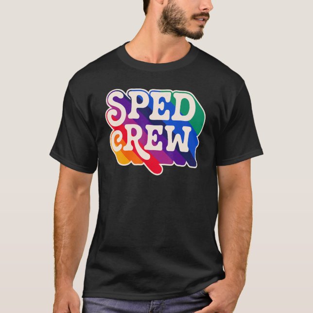 T-shirt Enseignant en éducation spéciale SPED Crew Speduca (Devant)