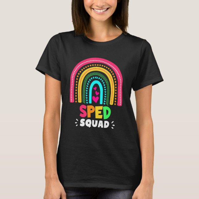 T-shirt Enseignant en éducation spéciale SPEED Special Ed  (Devant)