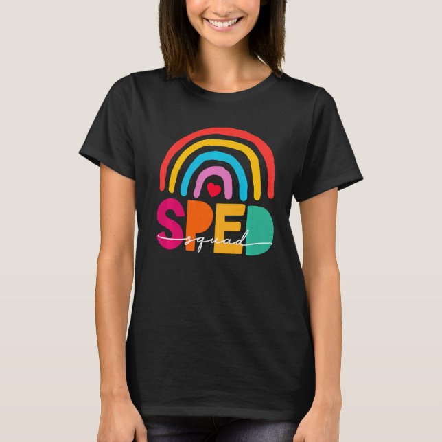 T-shirt Enseignant en éducation spéciale SPEED Special Ed  (Devant)