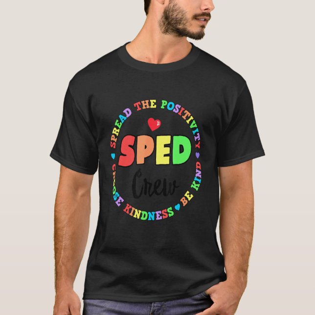 T-shirt Enseignant en éducation spécialisée PARA Équipe d' (Devant)