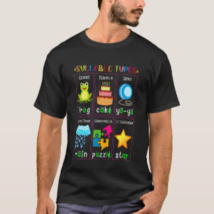 T-shirt Enseignant en lecture Spécialiste en lecture Phoné