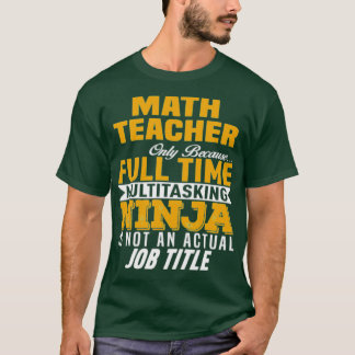 T-shirt Enseignant en mathématiques 32