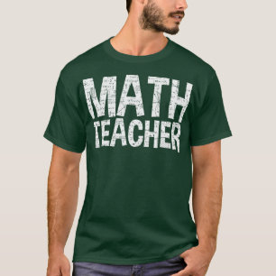 T-shirt Enseignant en mathématiques amusant