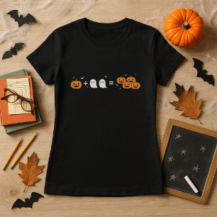 T-shirt Enseignant en mathématiques éffrayantes Halloween 