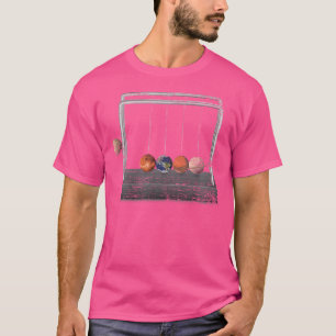 T-shirt Enseignant en physique spatiale Funny Cadeau Planè