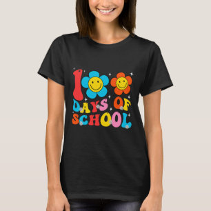 T-shirt Enseignant Enfants Retro Super 100 Jours Joyeux 10