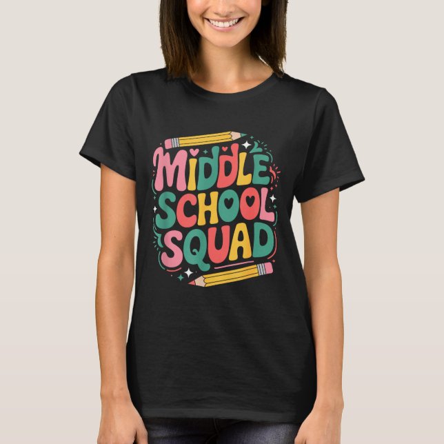 T-shirt Enseignant enseignant aux garçons et filles collèg (Devant)